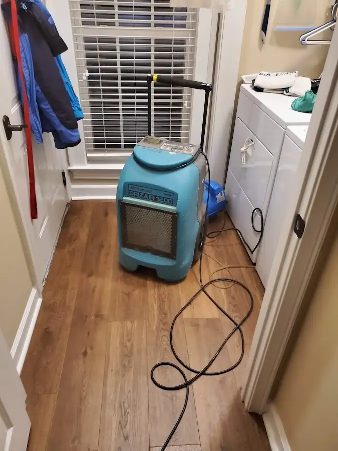 Commercial dehumidifier deployed for Flood Damage Cleanup in Cheyenne